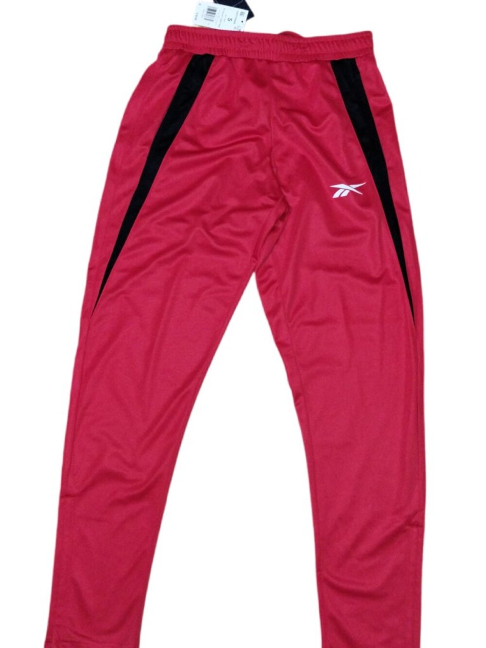 Reebok Men's Red Athletic Soccer Track Pants, Small